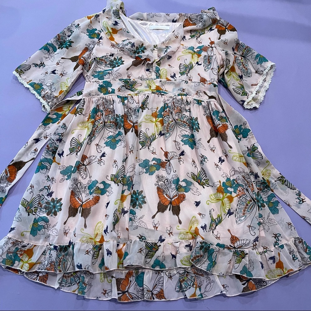 Butterfly babydoll dress